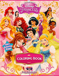Princess coloring book trailer video; 100 Princess Coloring Book Jumbo Coloring Book For Kids 100 High Quality Coloring Pages Amazon De Catrina S Illustration Fremdsprachige Bucher