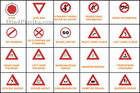 traffic rules in hindi traffic signs symbols road safety