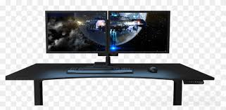 Save money online with computer desk deals, sales, and discounts october 2020. Fancy Gaming Computer Desk Gaming Desk Evodesk Set Up Gaming Png Transparent Png 1052x467 261087 Pngfind