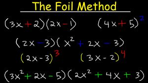 I am actually going to show you two ways to multiply binomials. Foil Method Algebra Binomials Trinomials Polynomials Multiplication With Exponents Youtube