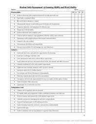 Organization, planning and decision making are important life skills that they can practice today. Learning Skills And Work Habits Student Self Assessment Checklist Student Self Assessment Skills To Learn Report Card Comments