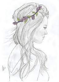 The reason i made this blog was to spread posstivity and share with other people the things i love!! Flower Girl Drawing Tumblr Design Images Flower Crown Drawing Crown Drawing Easy Drawings