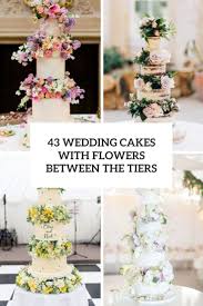 A wide variety of wedding cake flower options are available to you, such. 43 Wedding Cakes With Flowers Between The Tiers Weddingomania