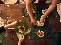 For this traditional costa rican recipe, we also added boiled carrots, peas, chopped green olives, chickpeas, and sliced red pepper. Christmas Tamales Are A Staple Of Latinos Holidays The Atlantic