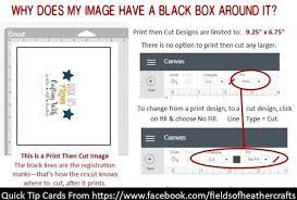Quick Tip Why Does My Image Have A Black Box Around It My Images Black Box Cricut Tutorials
