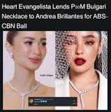 Heart Evangelista lent her famous Bulgari Serpenti necklace ...