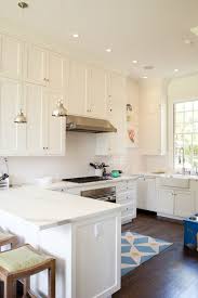 Pink Cabinets Cottage Living Room Kitchen Plans Kitchen Peninsula Kitchen Sink Decor