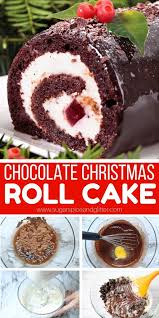 How To Make A Simple Chocolate Cake Roll For Christmas Chocolate Swiss Rolls Are A Fun Alte Recipes Using Cake Mix Chocolate Cake Roll Recipes Yule Log Recipe