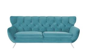 Sofa in türkis mit weißen kissen und weißem couchtisch die farben türkis und aqua wecken positive assoziationen vom meer, sonne, urlaub und unbeschwertheit. Pop Sofa Caldara Turkis 3 Sitzer Mobel Hoffner