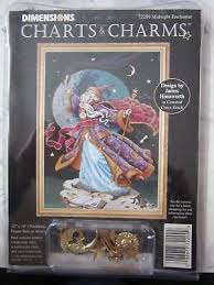 Dimensions Cross Stitch Chart And Charms Midnight Enchanter