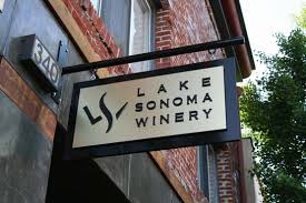 1 4 Plex Covered With 22k Gold Letters Amp Logo Are 1 4 Matte Black Acrylic Backer Is Vinyl Wrapped 3 4 Pvc Hanging From A C Winery Signs Winery Signage