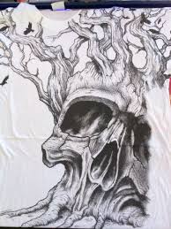 Music inspired guitar tattoo with tree design on shoulder shoulder tattoo @mermaid_tattooer. Tree Of Life Possibility Skulls Drawing Tattoo Art Drawings Skull Drawing Sketches