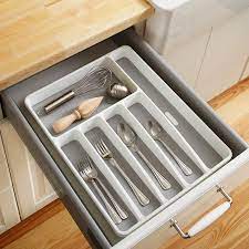 Popsugar 17 Insanely Clever Drawer Organizers We Can T Believe We Ve Been Living Without Made Silverware Tray Silverware Storage Kitchen Drawer Organization