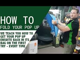 How To Pack Away The Oztrail Pop Up Privacy Ensuite Tent Youtube