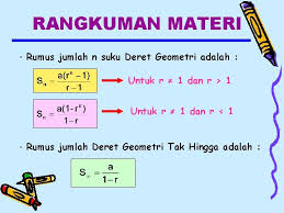 Pastinya gak akan nyesel deh kalau kamu belajar barisan dan deret aritmatika di edumatik. Barisan Deret Geometri Oleh Siswi Machmudah K 1305040