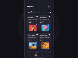 Portfolio App Animation Interactive Design App Design