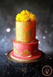 Traditional Indian Baby Shower Cake Baby Shower Cakes Indian Baby Showers Shower Cakes