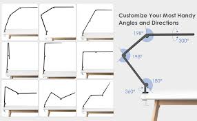 And with its small size, it could be placed in even tight corners. Swing Arm Lamp Led Desk Lamp With Clamp 9w Eye Care Dimmable Light Timer Memory 6 Color Modes Jolyjoy Modern Architect Table Lamp For Task Study Reading Working Home Dorm Office Black