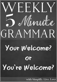 Learn different ways to say thank you and you're welcome formal and informal english vocabulary lesson obrigado e de nada. Your Welcome Or You Re Welcome A Five Minute Grammar Lesson Simplify Live Love