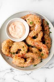 Directions step 1 in medium bowl, combine egg, 1/2 cup flour, beer and baking powder. Baked Coconut Shrimp Ahead Of Thyme