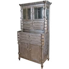 Vintage dental cabinet for sale. Antique Steel And Glass Medical Dental Cabinet At 1stdibs