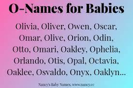 4000 baby boy names starting with a. O Names For Babies Baby Names Cool Boy Names Name Inspiration