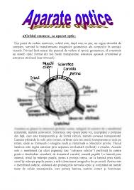 Obiectele sunt vazute clar de catre om datorita muschilor ochiului care permit luminii sa ajunga pana la cristalin. Referat Aparate Optice 181626 Graduo