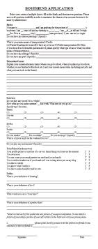Finally, think about the length. 46 Boyfriend Application Ideas Boyfriend Application Friend Application Best Friend Application