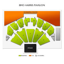 Bmo Harris Pavilion 2019 Seating Chart