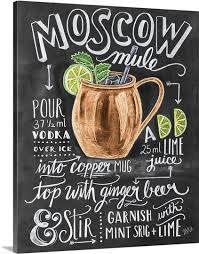Moscow Mule Handlettering In 2020 Moscow Mule Recipe Cocktails Mule Cocktail Recipe Bar Cart Art