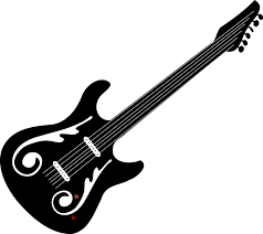 Black And White Electric Guitar Clipart Guitar Clip Art Image Black And White 2019 Music Instruments Guitar Electric Guitar Guitar