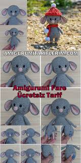 Amigurumi Fare Yapimi Amigurumi Tariflerim Amigurumi Ucretsiz Tarifler Fareler Amigurumi Hayvan Desenleri