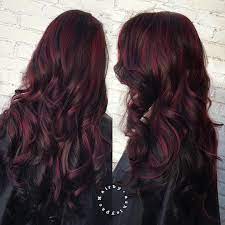 45 Shades Of Burgundy Hair Dark Burgundy Maroon Burgundy With Red Purple And Brown Highlights Burgundy Hair Long Black Hair Hair Color Dark