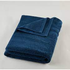Hanger loop on short sides. Mainstays Performance Solid Bath Towel 54 X 30 Baltic Sea Walmart Com Walmart Com