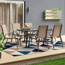 6 person table and chair set. Ebern Designs Semmes Rectangular 6 Person 59 1 Long Dining Set Reviews Wayfair