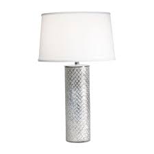 Features a hand stained antique silver finish. Etched Fern Mercury Glass Table Lamp Pottery Barn