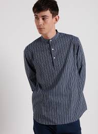 Quelle tenue choisir pour son mariage lorsquon est un homme. Chemise Homme Col Tunisien Rayee