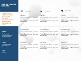Company Executive Summary Powerpoint Template In 2020 Powerpoint Templates Powerpoint Slide Templates Executive Summary