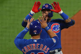 Following his injury, baez had a slash line of.259/.287/.490 with a 96 wrc+, 27.1% strikeout rate, and 3.9% walk rate until he was suffered a fractured thumb on september 1, during a headfirst slide into second base. Cubs 2 Cardinals 1 Javier Baez Homers In The 10th For The Win Bleed Cubbie Blue