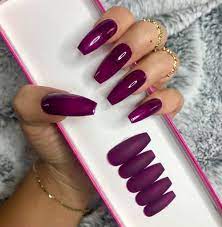 Pin By Anida On Beauty Plum Nails Gel Nails Best Nail Art Designs