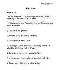 The answers can be obtained by completing the quiz online with the option of emailing the bible quiz questions and answers to you afterwards. Pin On Senior Projects