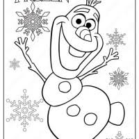 These alphabet coloring sheets will help little ones identify uppercase and lowercase versions of each letter. Free Coloring Pages Frozen Olaf Coloring And Malvorlagan
