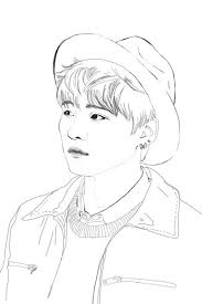 Bts coloring pages are a fun way for kids of all ages to develop creativity, focus, motor skills and color recognition. Bts Coloring Page V Bmo Show