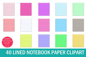 40 Lined Notebook Paper Clipart Notebook Pages Clipart 157034 Illustrations Design Bundles The most common clip art notebook material is paper. 40 lined notebook paper clipart notebook pages clipart