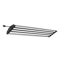 Commercial Electric 4 Ft 4 Light 80 Watt White Integrated Heavy Duty Utility Led Shop Light With Pull Chain Shop 4x4 840 Hd The Home Depot Led Shop Lights Shop Lighting Commercial Electric