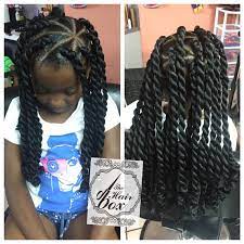 Little Girls Senegalese Twist Crochet Braids Marley Hair Marley Hair Hair Styles