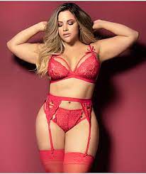 Crotchless garter panty sexy knickers with ruffles and bows rene rofe. Garter Belts Garter Strap Sets Bare Necessities