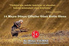 Bakan pakdemirli'den dünya çiftçiler günü mesajı. Yilmaz Dan Ciftciler Gunu Mesaji