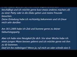 Wir treffen uns alle zusammen im neueste beiträge. Deutsche Brief A1 A2 B1 Prufung Einladungsbrief 45 Youtube Einladung Zur Geburtstagsparty Einladungsbrief Geburtstagsparty