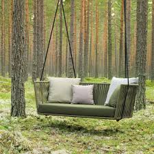 Schaukel Im Garten Flechtdesign Olive Garten Modern Stil Moderne Gartenmobel Gartenschaukel Aussenmobel